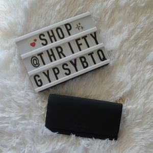 Black Nine West Button Close Wallet